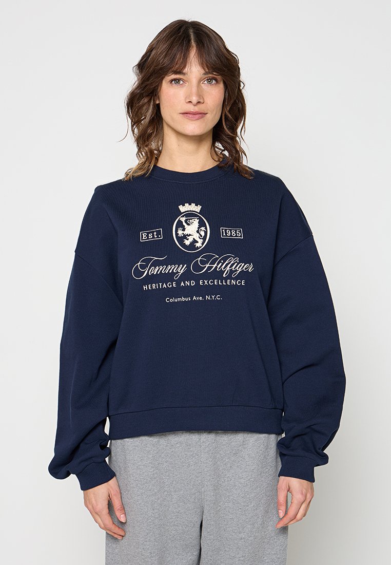 Tommy Hilfiger Sweater blauw denim/bluedenim Tommy Hilfiger Sweater blauw denim/bluedenim