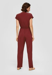 s.Oliver BLACK LABEL Jumpsuit - bordeaux