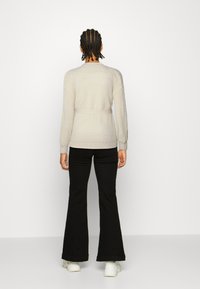 VILA VILIOMY LONG OPEN CARDIGAN - Casaco de malha - birch
