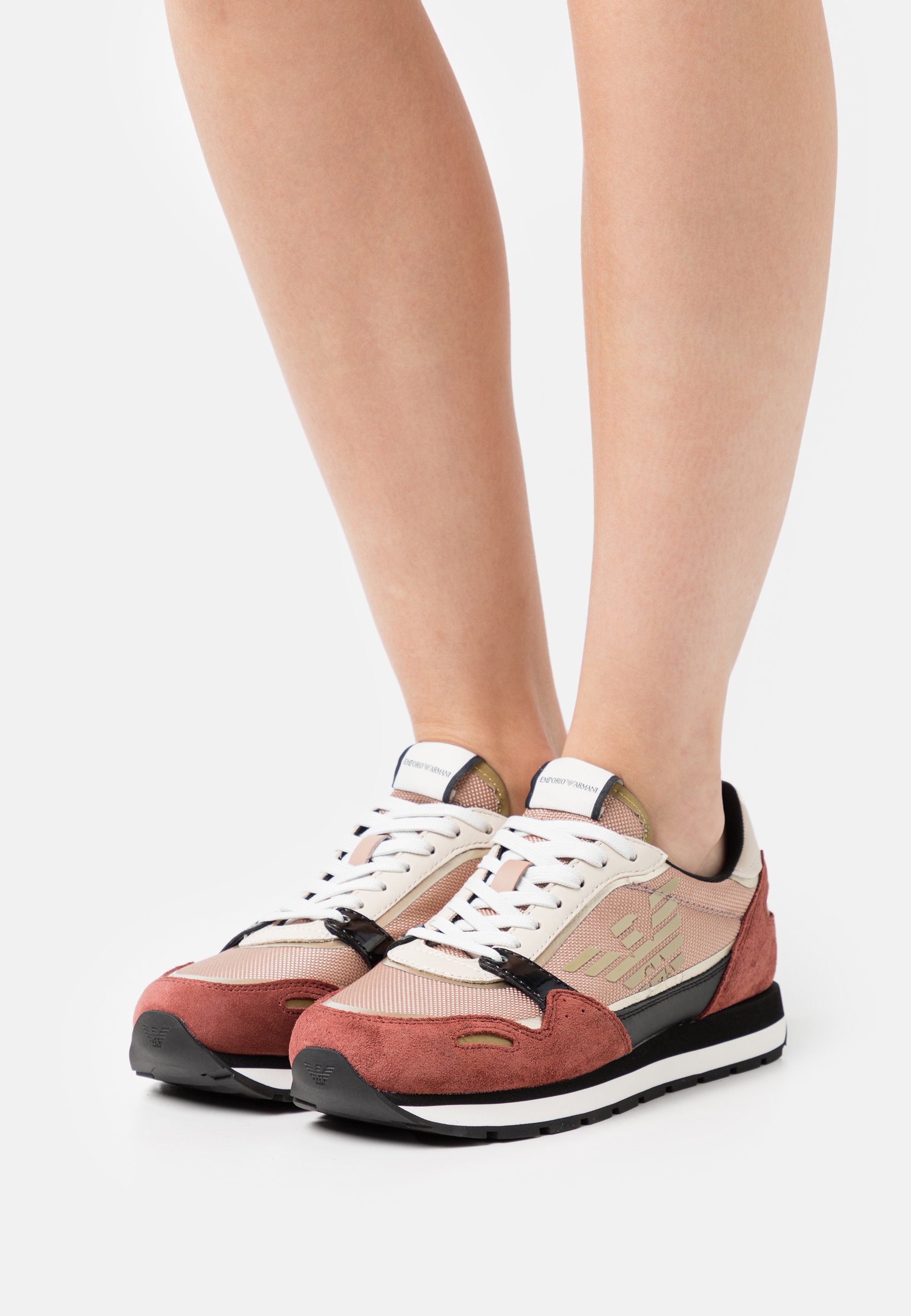 armani pink trainers