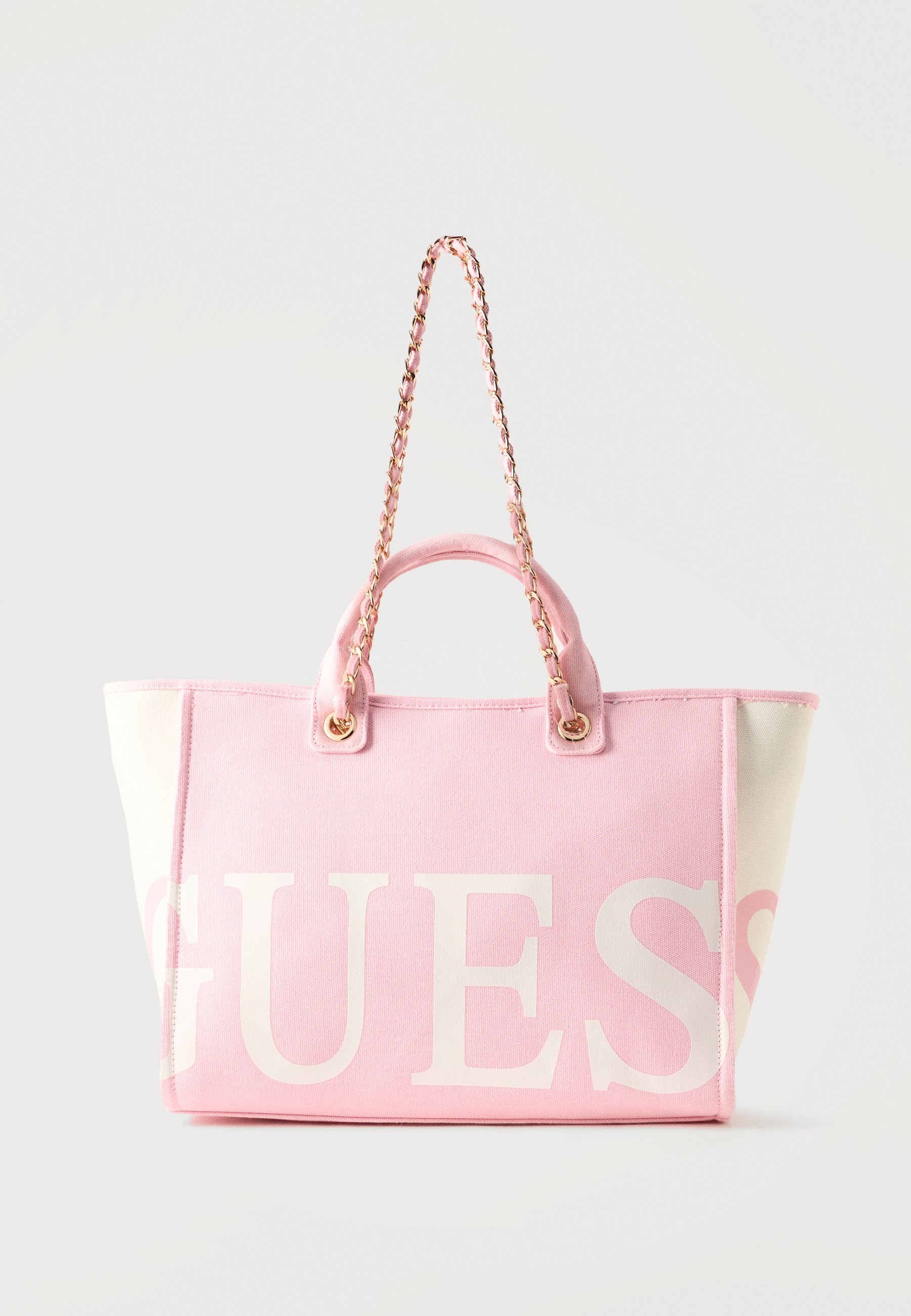 Guess LOGO BEACH MAXI BAG - Saco de mão - wildflower pink/rosa