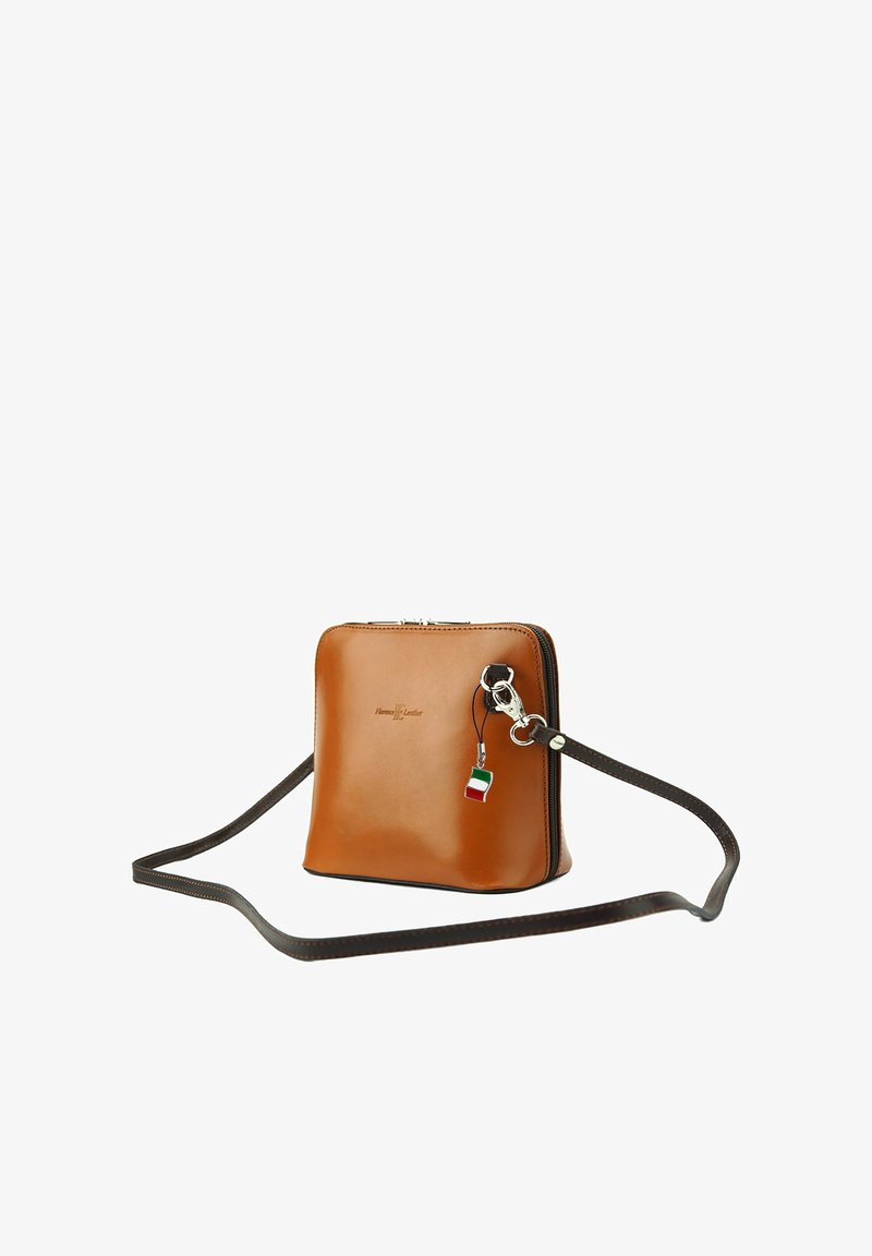 DrachenLeder Cross body bag - cognac braun