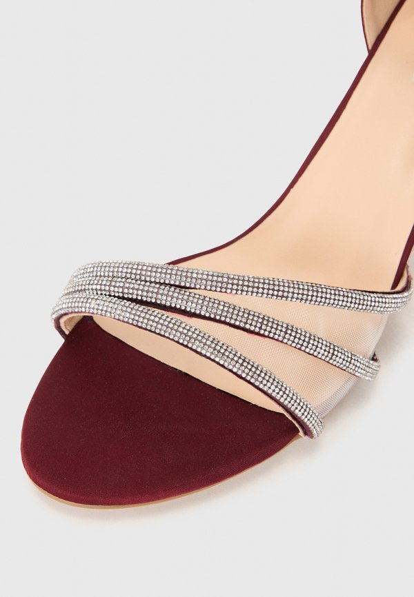 Ankle cuff sandals - bordeaux3