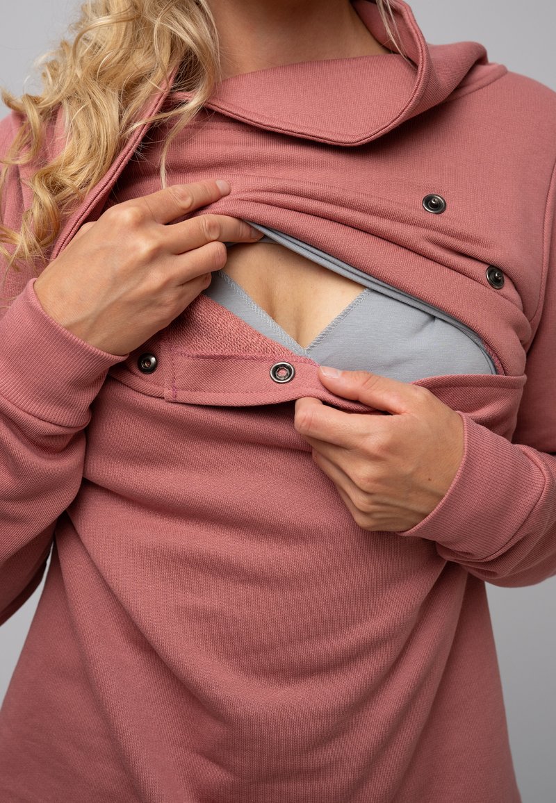 Damen Sweatshirts | stillfashion NURSING Sweatshirt pink/mauve - SF56737 Damen Sweatshirts | stillfashion NURSING Sweatshirt pink/mauve - SF56737