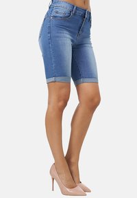 Elara Shorts vaqueros - blau