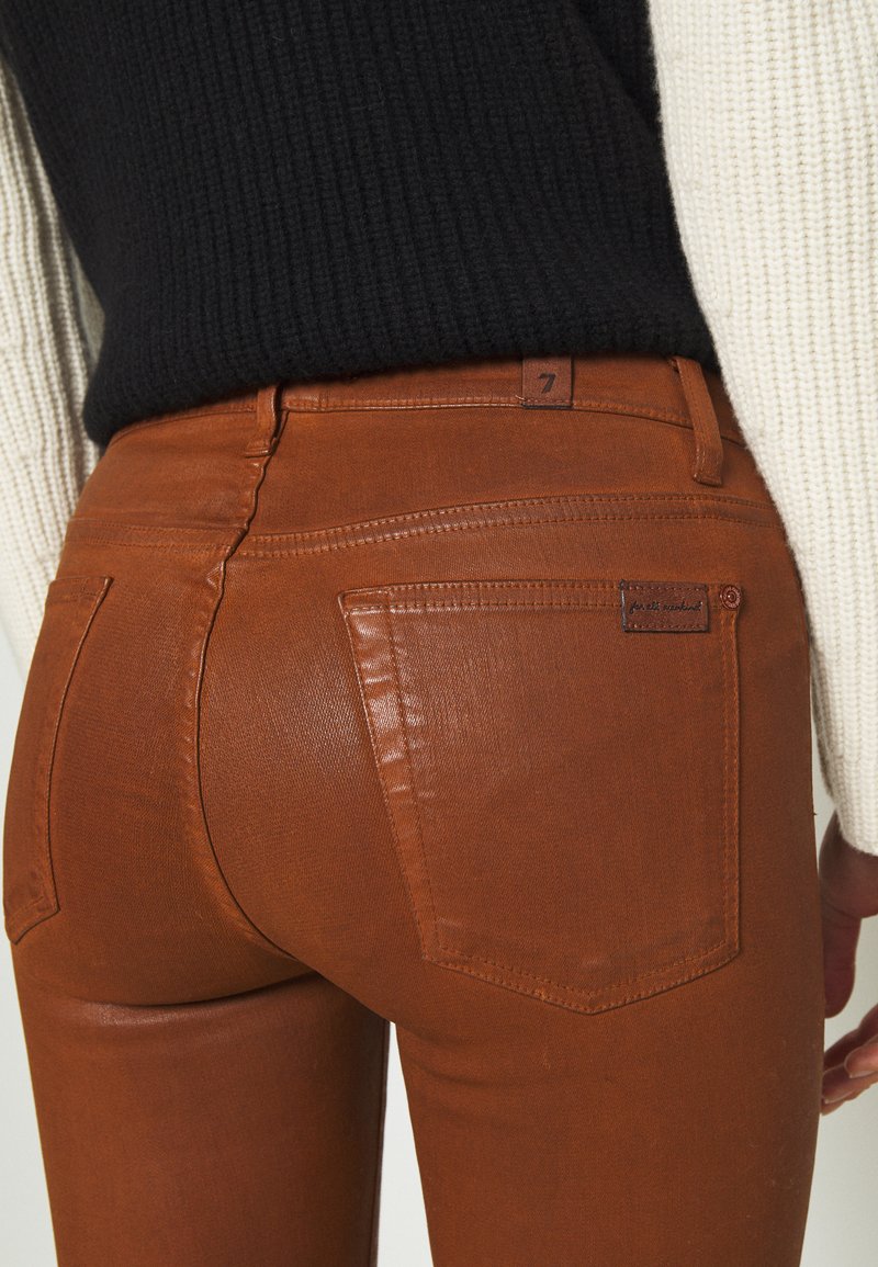 Damen Bekleidung | 7 for all mankind SKINNY ILLUSION Stoffhose brown/dunkelbraun - JH39687 Damen Bekleidung | 7 for all mankind SKINNY ILLUSION Stoffhose brown/dunkelbraun - JH39687