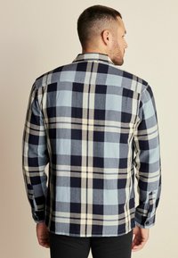 Next TEXTURED CHECK  - Pluus - blue