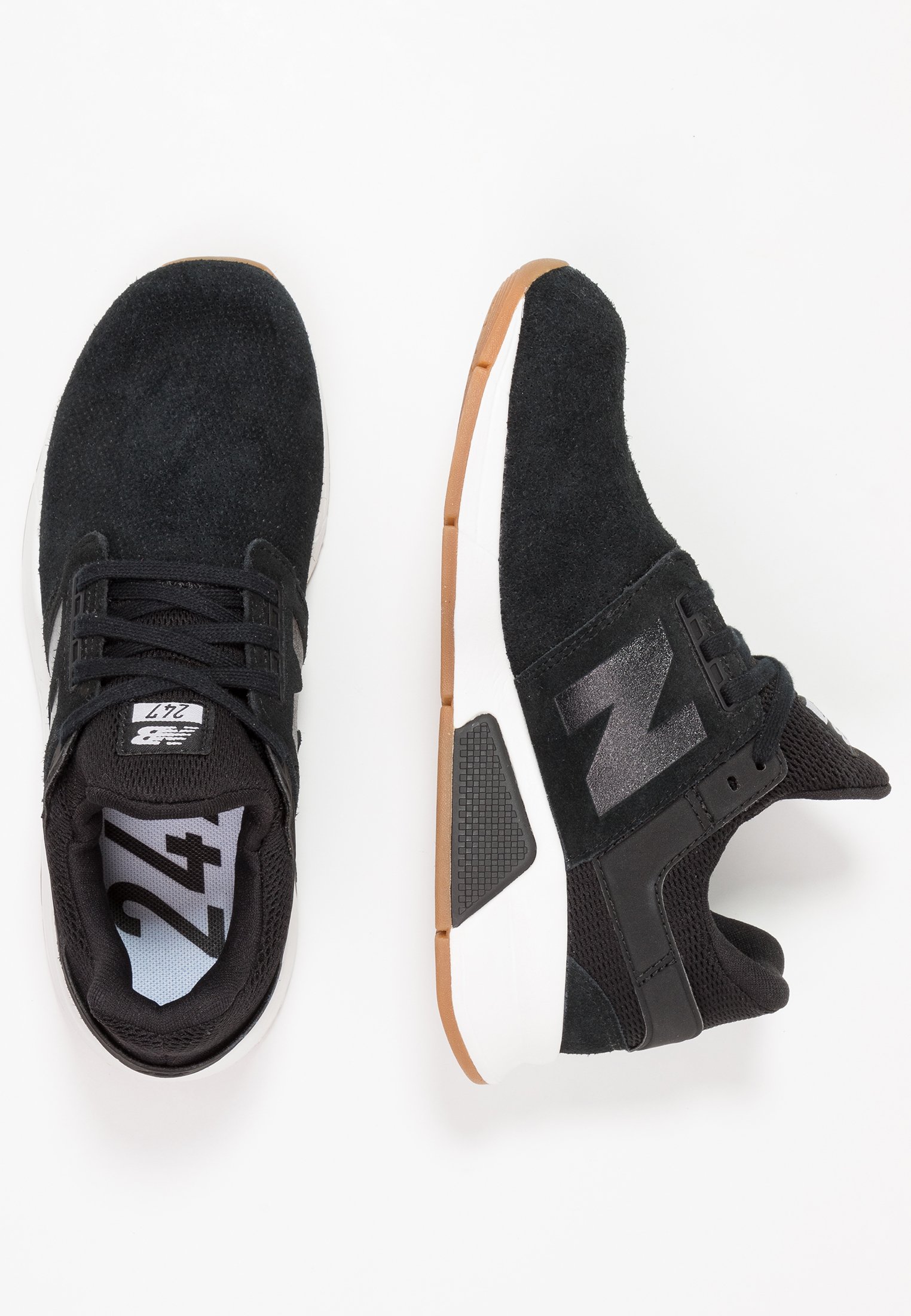 New Balance WS247 - Zapatillas - black/white/negro - Zalando.es