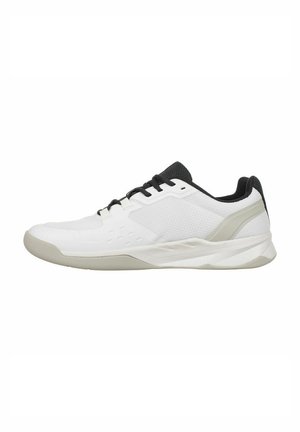Carpet court tennis shoes - all white dress blue acacia green