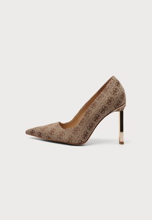 Guess, CALIEN - Класически обувки с висок ток - beige brown