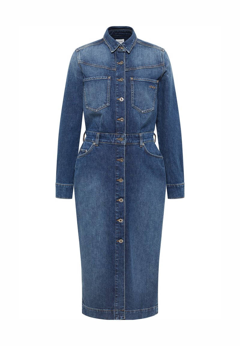 mustang Jeansjurken blauw denim/bluedenim