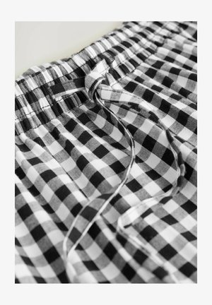 Next DROP WAIST - Maxisukňa - black white gingham