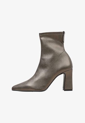 Sandra Fontán BOLERO - Bottines à talons hauts - metalic