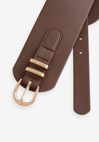 Next REGULAR FIT - Juosmens diržas - chocolate brown