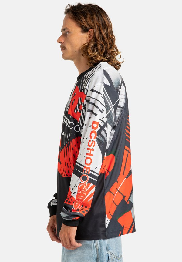 BURN OUT - Long sleeved top - orange popsicle3