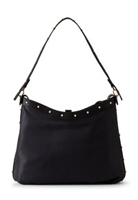 Borbonese METROPOLE HOBO MEDIUM - Borsa a mano - dark black