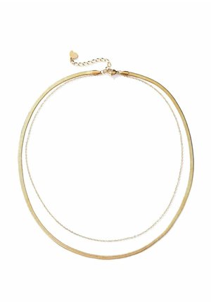 MIXED SNAKE AND CABLE CHAIN - Collier - goldfarben
