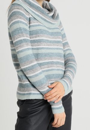 Pullover - mottled light grey