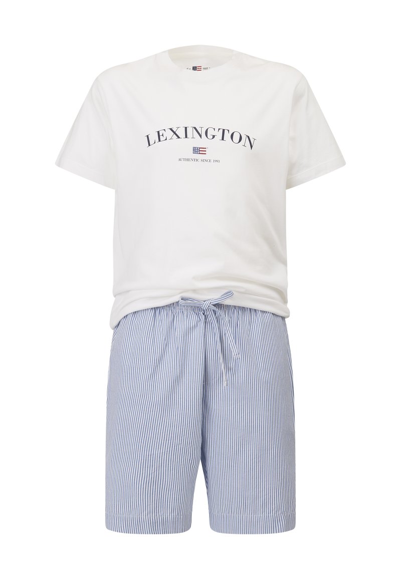 Herren Pyjamas | Lexington 2 PIECE SET Nachtwäsche Set lt blue/white/hellblau - DD61911 Herren Pyjamas | Lexington 2 PIECE SET Nachtwäsche Set lt blue/white/hellblau - DD61911