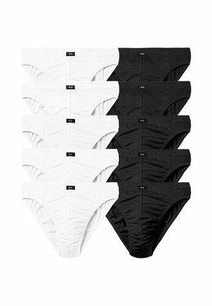 10 PACK - Slip - x schwarz x weiß
