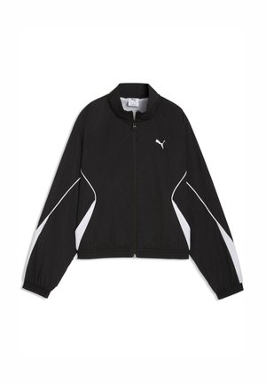 RELAXED FULL-ZIP - Μπουφάν προπόνησης - puma black