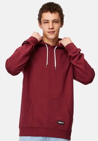 Honesty Rules HOODED SWEAT BASIC - Luvtröja - bordeaux