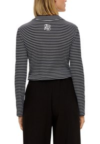 s.Oliver BLACK LABEL AUS STRETCH - Langarmshirt - schwarz