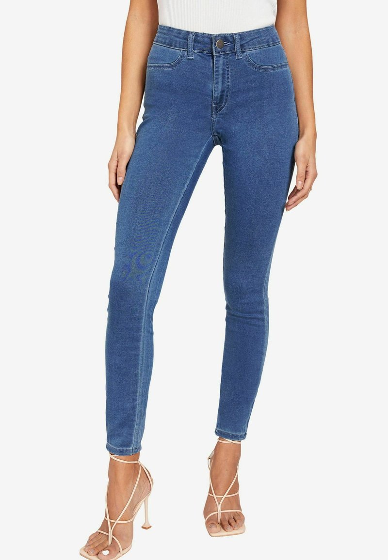 Friends Like These HIGH WAISTED - Jeans Skinny Fit - mid blue