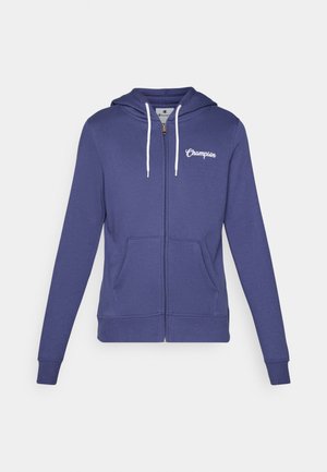 Champion GRAPHIC FULL ZIP HOODIE - Sweatjakke - dark blue