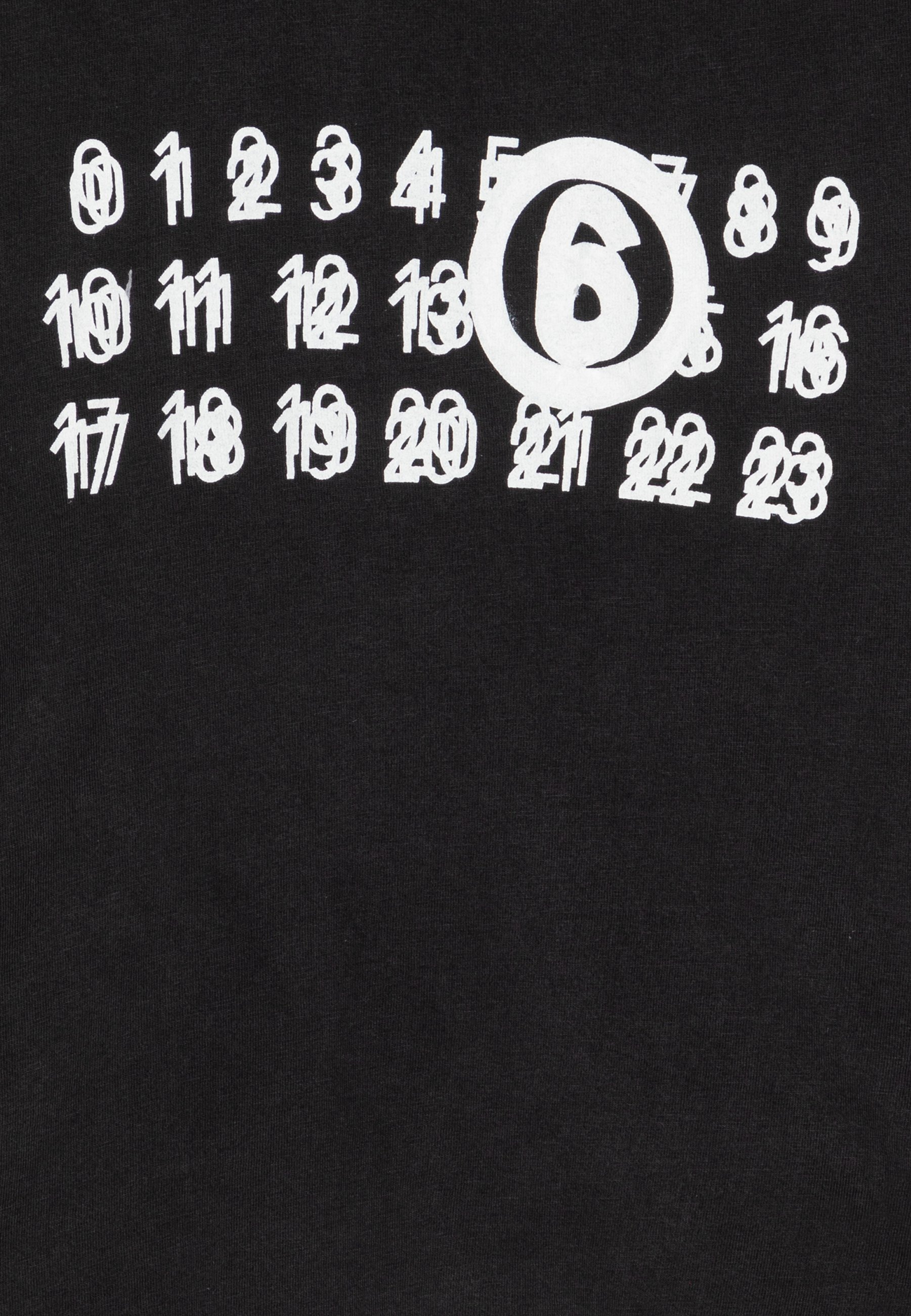 MM6 Maison Margiela UNISEX - Print T-shirt - black - Zalando.co.uk