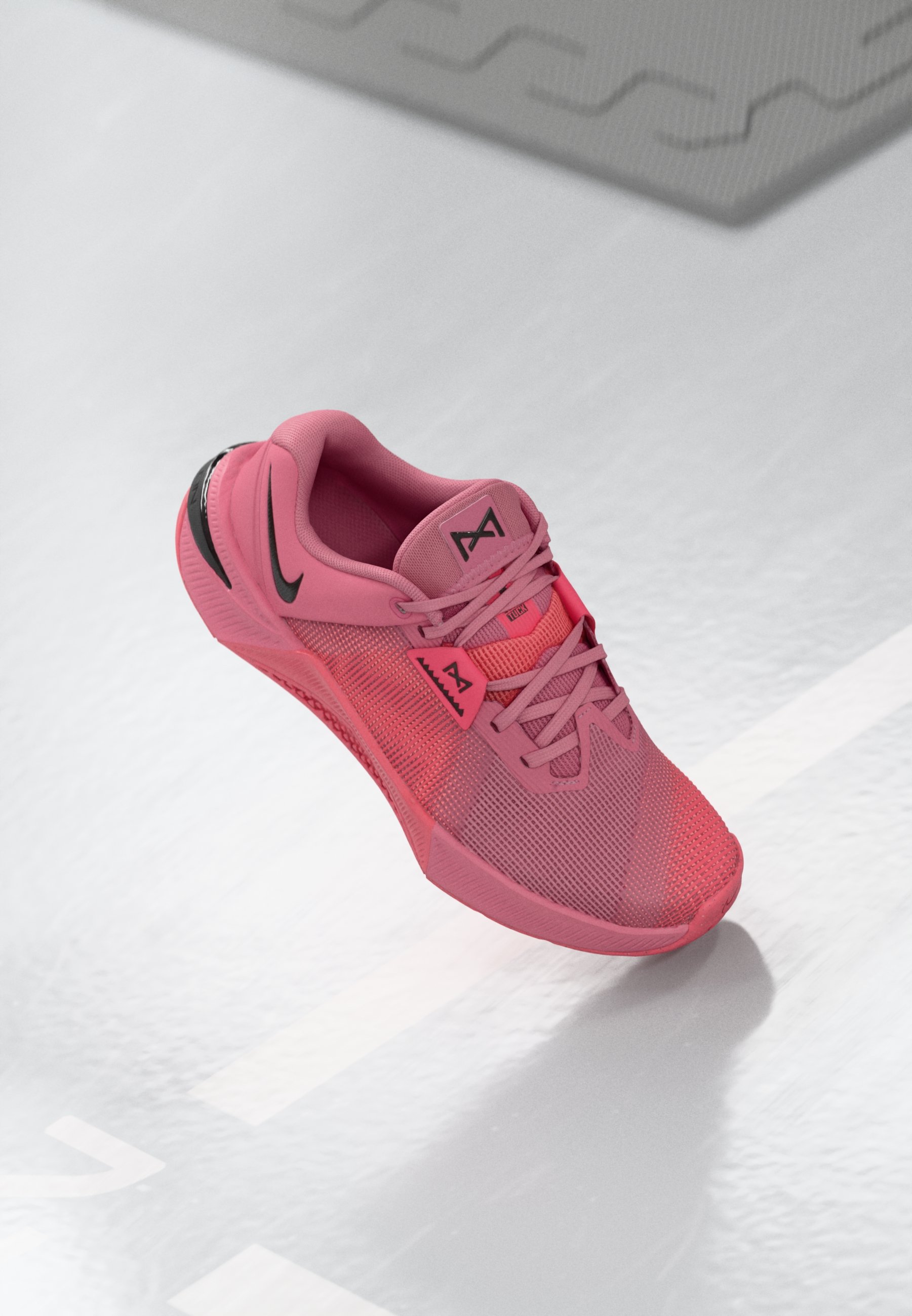 Nike Performance METCON 10 - Training shoe - peony/black/sea 