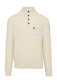 Strickpullover - wollweiß