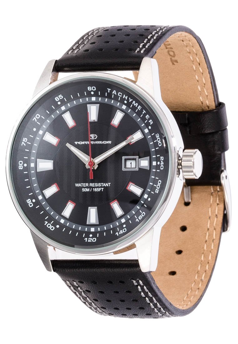 TOM TAILOR Montre - schwarz/silber/noir - ZALANDO.FR
