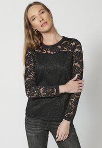 Koroshi LONG SLEEVE  - Blúz - black