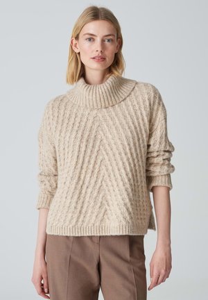 PLINEA - Strickpullover - macadamia