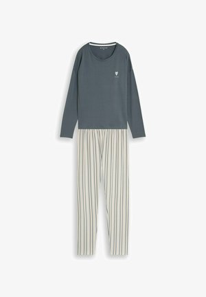 TOM TAILOR, SET - Pyjama - green-medium-stripes