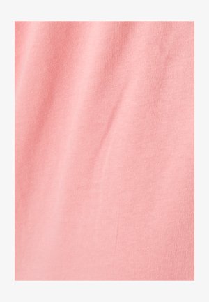 Light pink fabric with a soft texture. The material has a fine ribbed pattern, creating subtle lines across the surface.