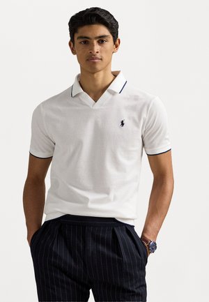 JACQUARD POLO SHIRT - Poloskjorter - white