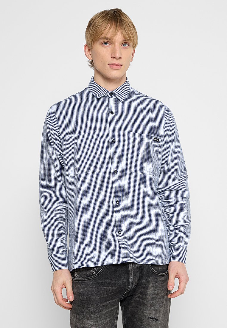 Denham Overhemd blauw