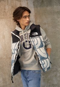Champion Rochester HOODED - Felpa - mottled grey