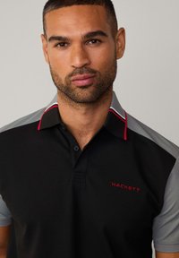 Hackett London RESORT BLOCK  - Pikeepaita - black