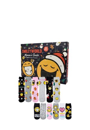 SMILEYWORLD ADVENT CALENDAR - 12 PACK - Socks - mehrfarbig