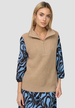 TROYER - Striktrøjer - beige