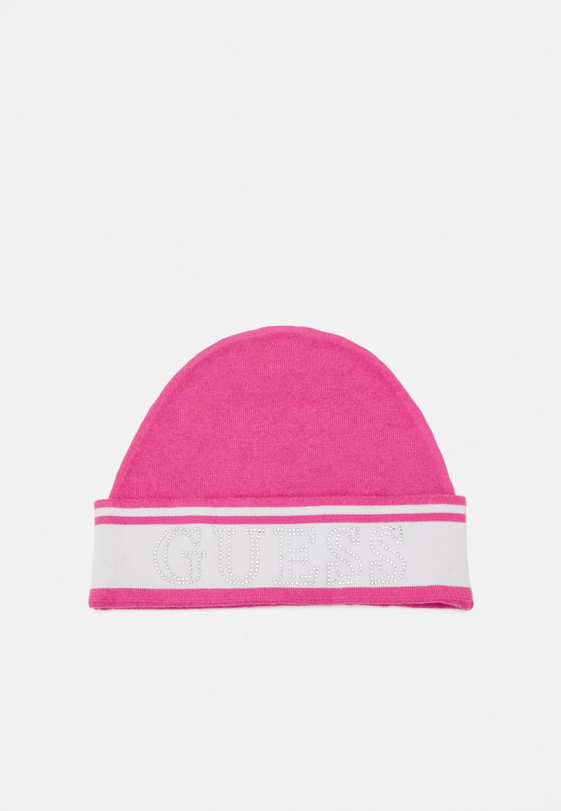 Guess JUNIOR BEANIE HAT UNISEX - Čiapka - caramel rose
