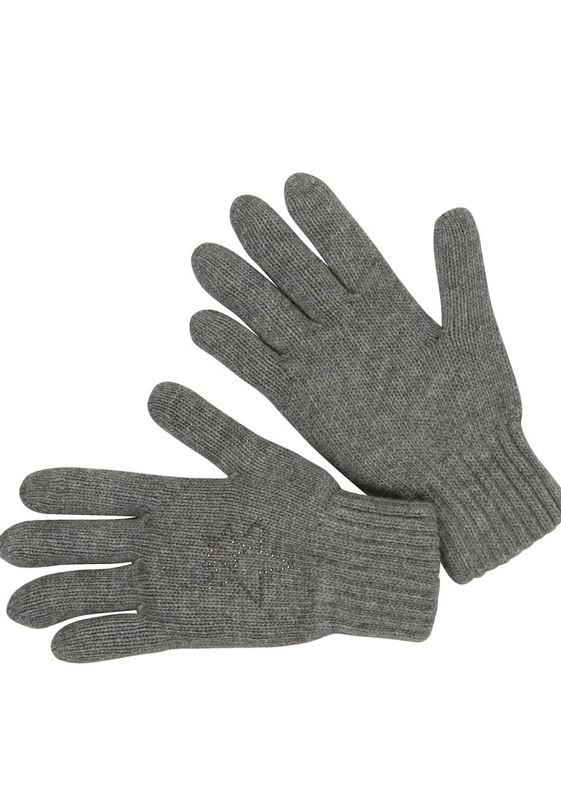 Damen Fäustlinge | MIAMODA Fingerhandschuh grau - PJ46701 Damen Fäustlinge | MIAMODA Fingerhandschuh grau - PJ46701
