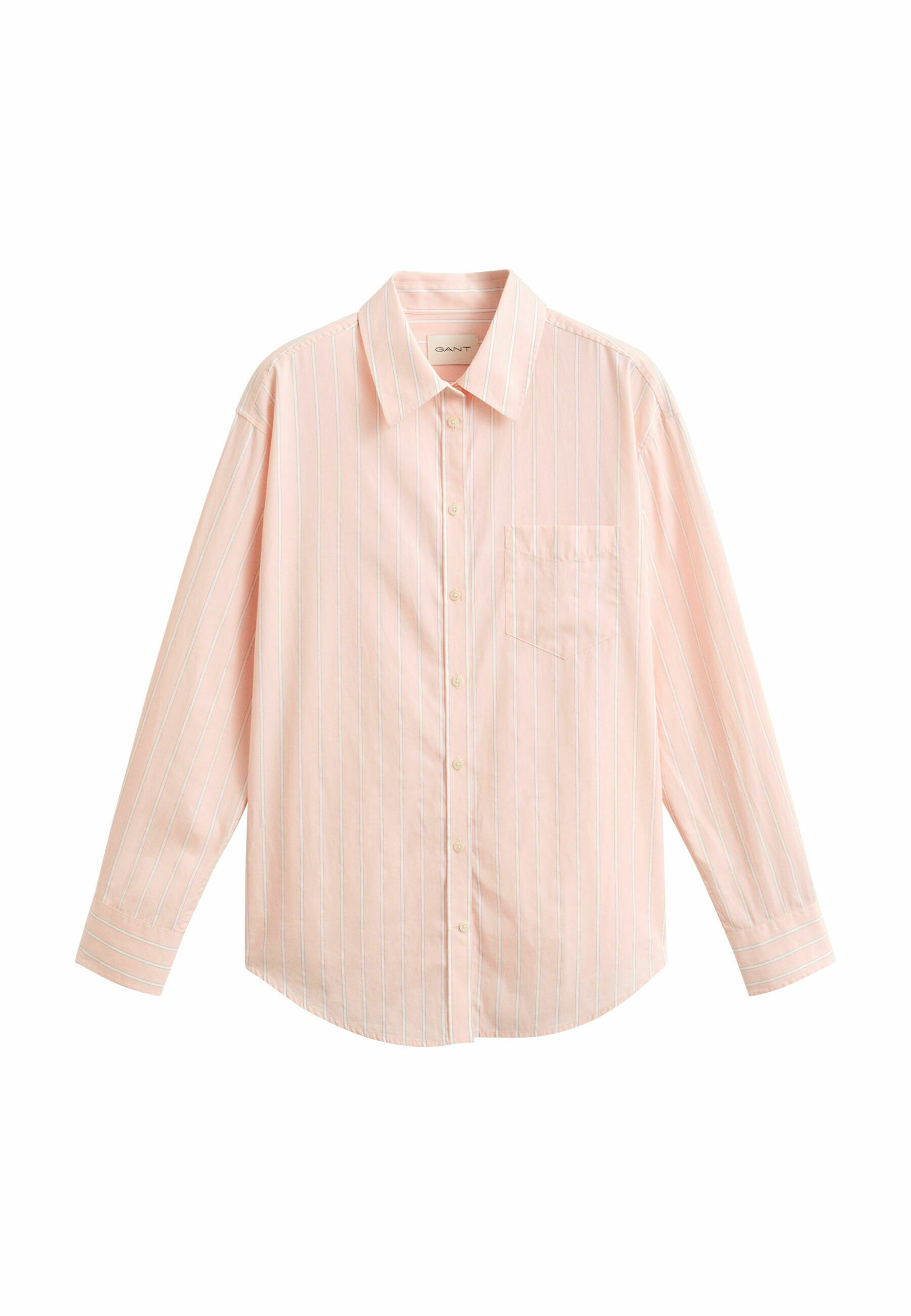 GANT RELAXED FIT CLASSIC STRIPED - Košilová halenka - apricot pink