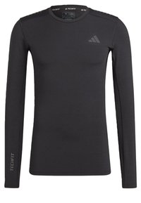 TECHFIT CONTROL RHEON™ LONG SLEEVE - Top dugih rukava - black   black
