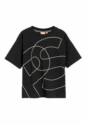 SHORT SLEEVE REGULAR FIT - T-shirt con stampa - black