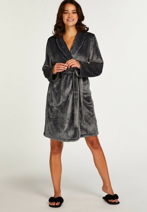 SHORT - Dressing gown - grey