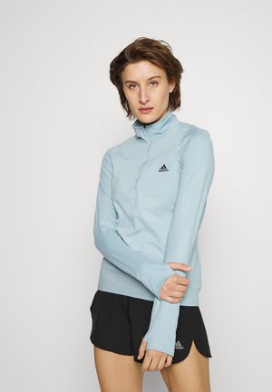 FAST 1/2 ZIP - Sportovní tričko - magic grey